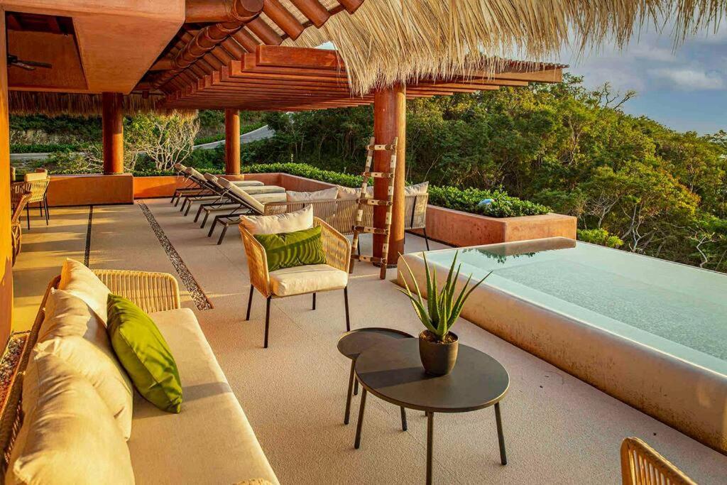 Exclusiva Villa en Punta Garrobo Zihuatanejo Exterior foto